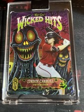 2025 Wild Card Haunted Hits WICKED HITS True  1/1 Corbin Carroll