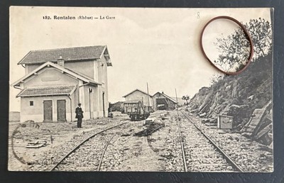 Cpa D69 RHÔNE 132 ROTALON La Gare DELORME Edit L Arbresle