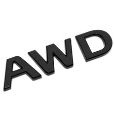 For Infiniti Awd Rear Liftgate Badge Emblem Nameplate Gloss Black