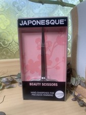 Japonesque Stainless Steel Beauty Facial Trimming Scissors New In Box