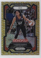 2024 Panini Prizm Monopoly WNBA Millionaire Gold Mojo 119/500 Tyasha Harris 14ae