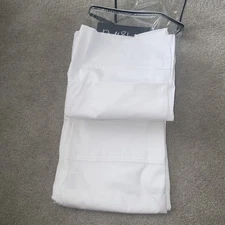 Dwell Studio 100% Cotton White King Size Pillowcases Set Of 2 New