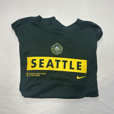 Nike Seattle Storm WNBA Dri-FIT Green/Yellow Short Sleeve Shirt, Size S