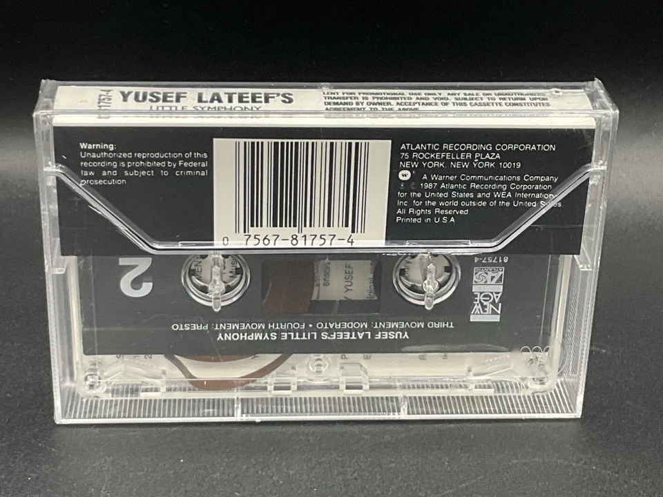 YUSEF LATEEF's Little Symphony MINTY ORIGINAL SEALED New Cassette Tape - Image 2 of 4