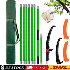 Teleskop Asts&auml;ge Baums&auml;ge Gartens&auml;ge mit 8 Teleskopstange 2.1-8m einstellbar