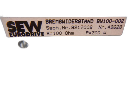 8217009 SEW EURODRIVE - Gebrauchte Zubehörteile - Bild 3 von 3