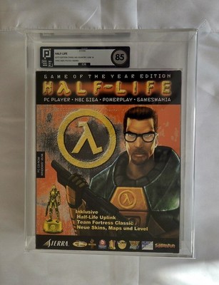 Half-Life Game Of The Year Edition Pixel 85 PC Big Box CIB no VGA WATA CGC