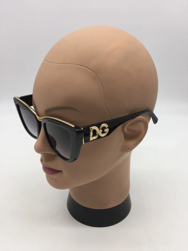 Dolce & Gabbana Black Sunglasses Trendy Designer 55-18-142 Grey Lens - Image 4 of 4