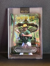2025 Wild Card Haunted Hits Monster Hunt Jacob Wilson 3/3 Rookie RC Green