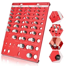 42 Thread Checker, Nut and Bolt Thread Size Checker Identifier Gauge with Inc...