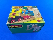 Brio GANTRY CRANE #33323 (1985) / Wooden Railway RARE, IMPERFECT, with BOX