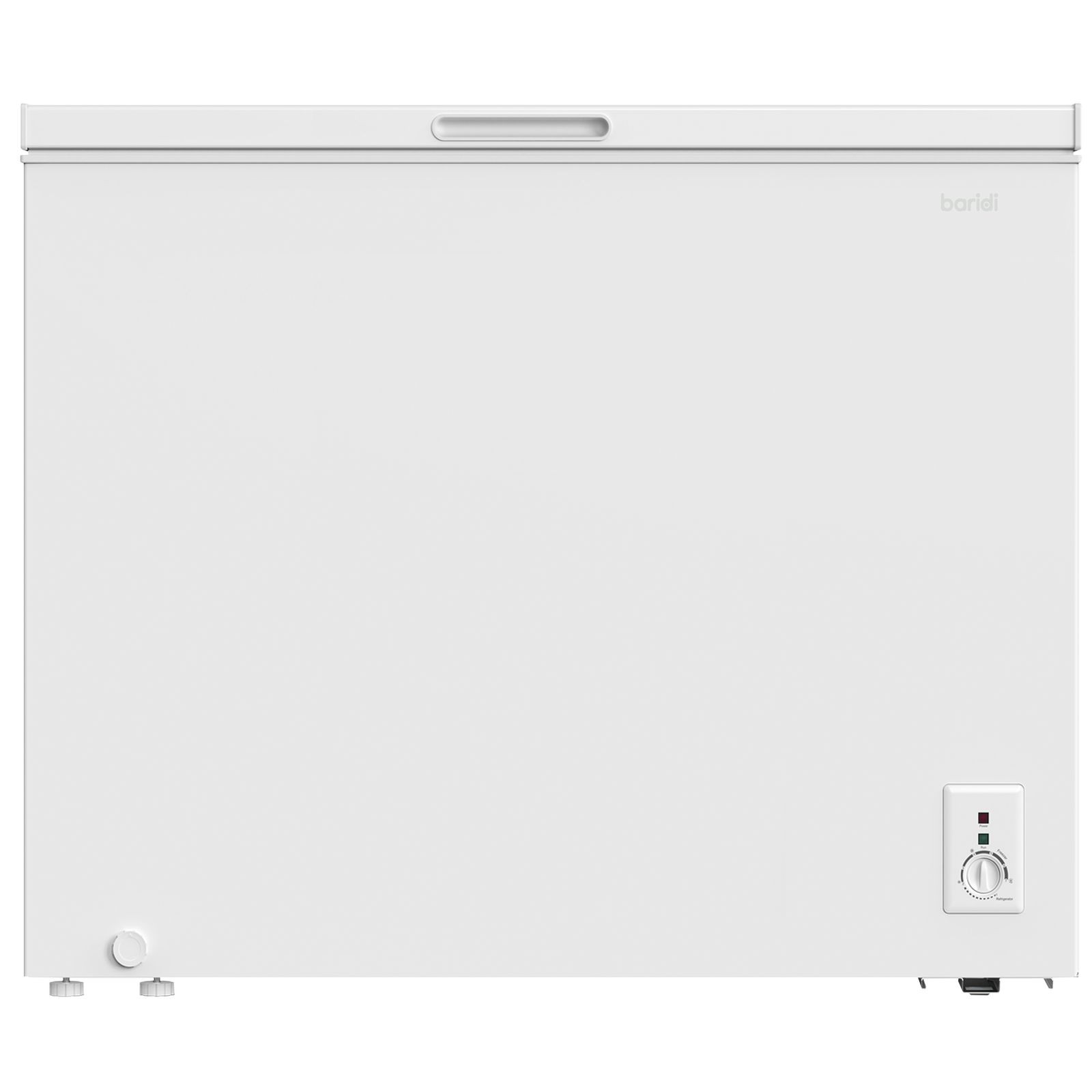 Dellonda Baridi Freestanding Chest Freezer, 199L, Garage And Outbuilding Safe, Adj. Thermostat, White - Dh111 - Image 3
