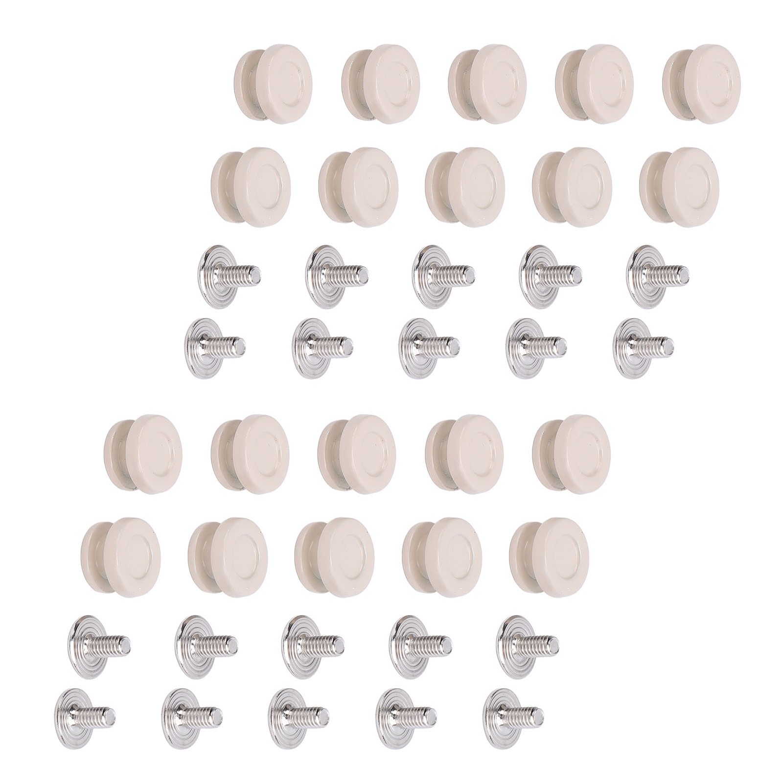 APL Fibbie per lacci scarpe lucide esterne lacci scarpe rivetti viti 9x5 mm fibbia 20