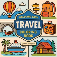 Revive Coloring Books | Bold & Easy Travel Coloring Book | Taschenbuch (2025)