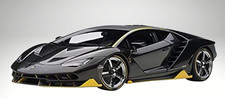 AUTOart 1/18 Lamborghini Centenario LP770-4 Carbon Black Yellow