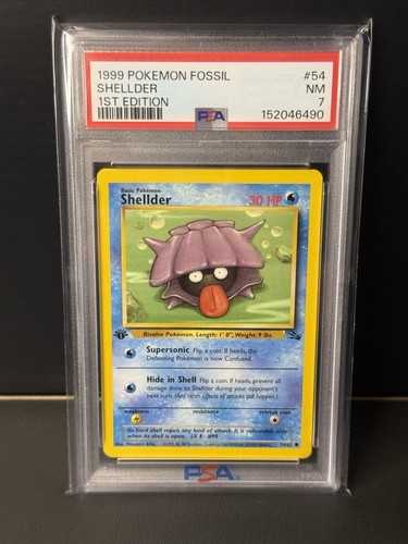 Shellder (1st Edition) graded PSA 7 for sale on eBay