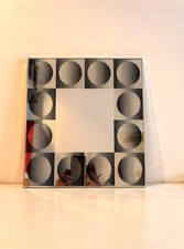 Deknudt Op Art Mirror – Vasarely Style – Belgium 1970s - MCM VNTG