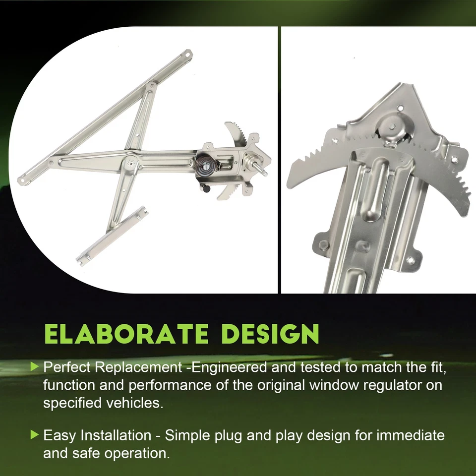 Regulador de janela manual dianteiro esquerdo do lado do motorista para Isuzu i-290 2.9L 2007-2008 - Imagem 4 de 4