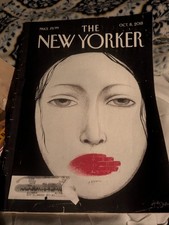 2018 OCTOBER 8 THE NEW YORKER MAGAZINE  ILLUSTRATED COVER - NY 2303 Free SH