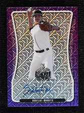 2020 Leaf Metal Draft 1990 Purple Mojo 6/7 Noelvi Marte #LA-NM1 Auto 1n2n