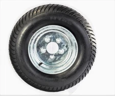 Trailer Tire On Rim 20.5X8-10 205/65-10 20.5X8.0-10 LRC 5 Lug Wheel Galvanized