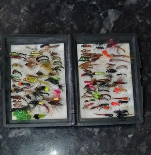 Fly Fishing Tackle. Fly Fishing Flies. Mixed Flies.