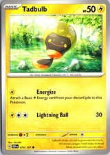 Tadbulb 074/197 Near Mint Common Obsidian Flames Pokemon
