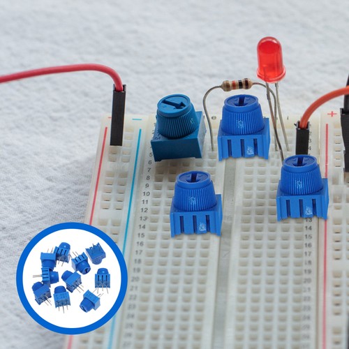 10 Pcs Potentiometer Resistor Resistors Assortment Kit Electronics Components