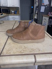 Little Boys 12 T Cat And Jack Brown Tan Zip up Boots