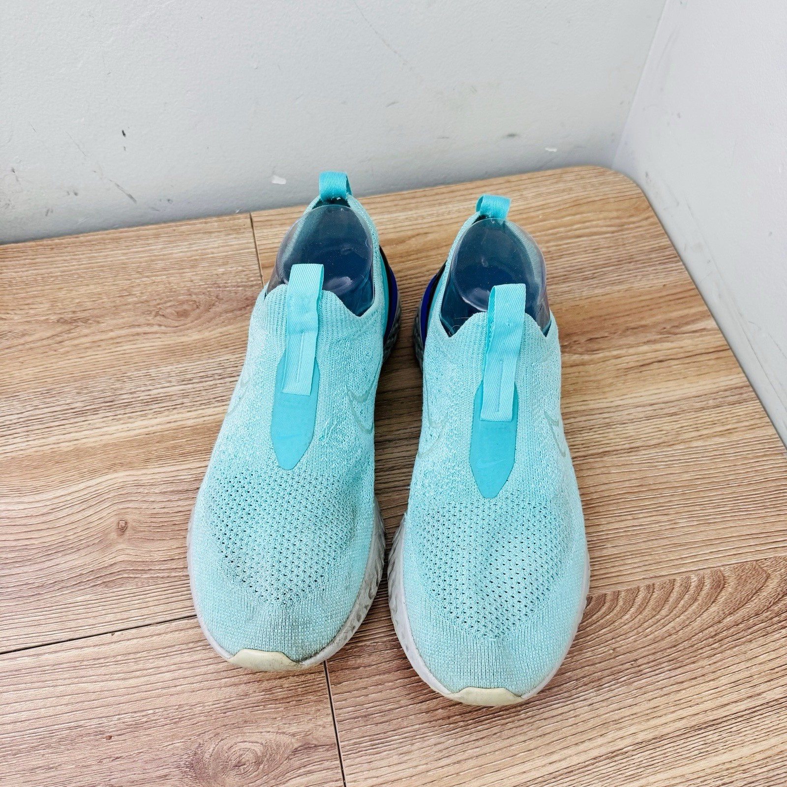 Nike Epic Phantom React Flyknit blue sneakers wom… - image 4