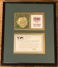 VINTAGE Grateful Dead Jerry Garcia Framed Stamp Collection- Lot of 6 + COA — photo 5