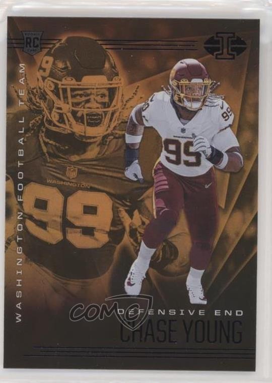 2020 Panini Illusions Trophy Collection Orange Chase Young #25 Rookie RC 0ad