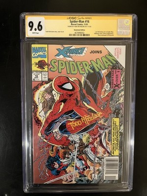 Spider-Man #16 CGC 9.6 SS Signed Todd McFarlane White pages
