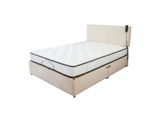Durham Heavy Duty Electric AdjustaPocket Bed 2ft6 + Headboard | Setup Option
