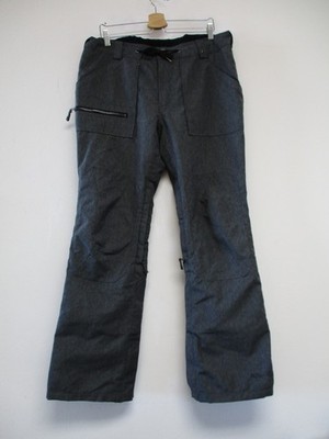 Pulse Ski Snowboarding Pants Black Men's Size Large Gray