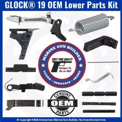#ad Glock 19 OEM Lower Parts Kit Gen 3 G19 LPK 9mm Genuine Factory Armorer Assembled $99.49
