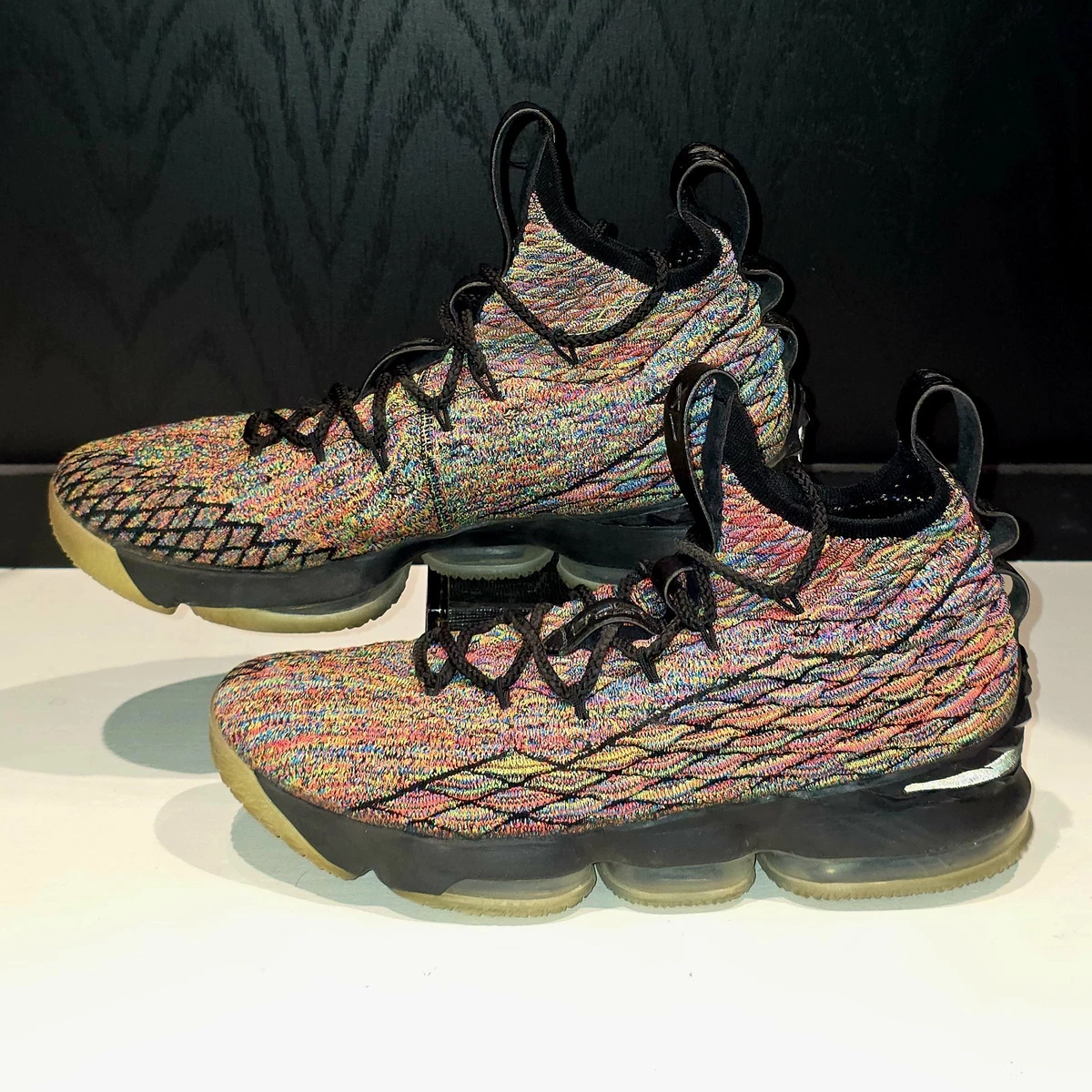 Nike LeBron 15 Four Horsemen Size 8.5 Pre-Owned Multicolored‎ 2018 Nike LeBron 15 Multi Color Four Horsemen | SportFits.com main image 2