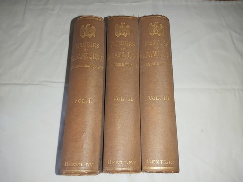 Memoirs of Madame Junot Duchesse D'Abrantes 1883 Richard Bentley All 3 Volumes - Picture 1 of 17