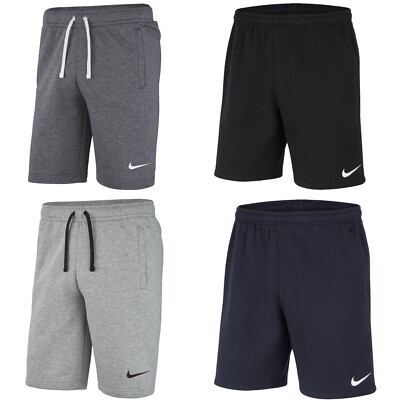 Nike Short Hose kurz für Herren Männer Baumwolle mit Taschen schwarz grau 
