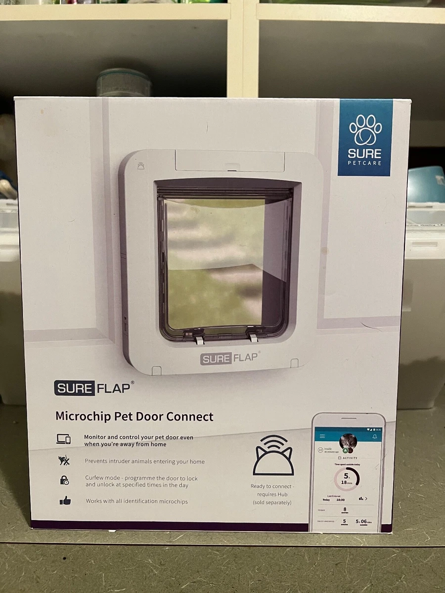 Large sureflap top microchip pet door