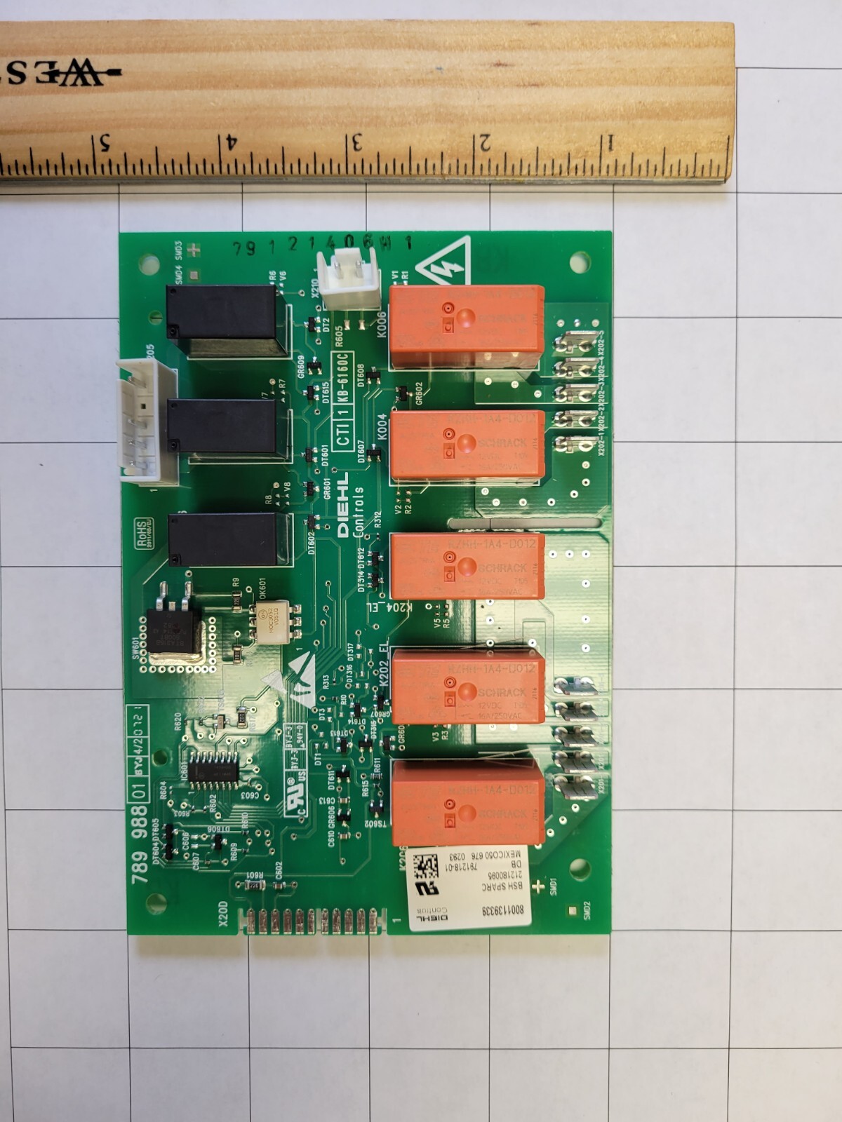 THERMADOR Double Oven, Relay Board 12034882 OEM B/S/H eBay