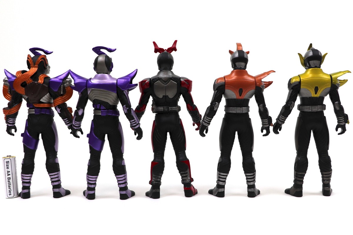 Masked Kamen Rider KABUTO（Set of 5）Rider Hero Series Sofubi