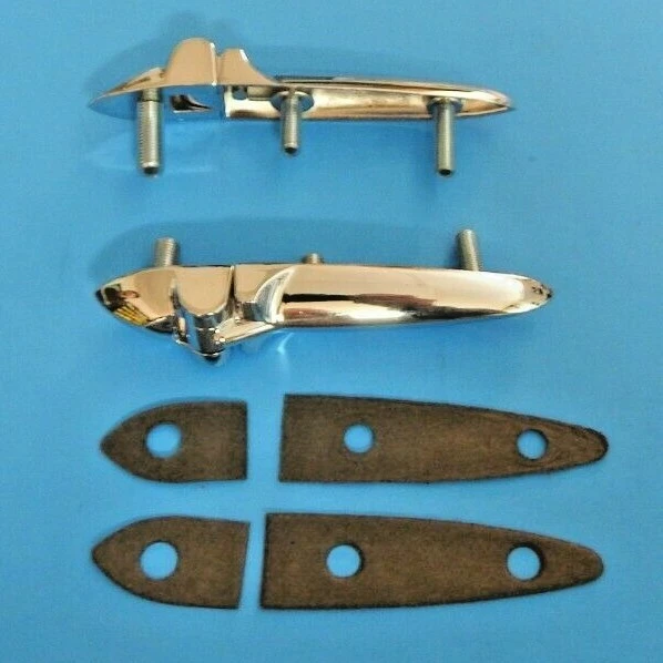 New Pair Trunk Hinges W Fitting Kit Triumph TR4 TR4A TR250 and Spitfire to 1970 - Image 2 of 2