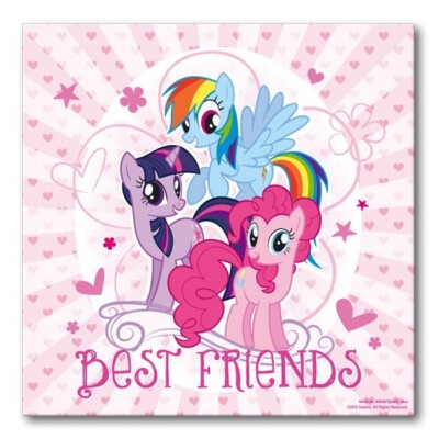 My little Pony Bild 25 x 25 cm