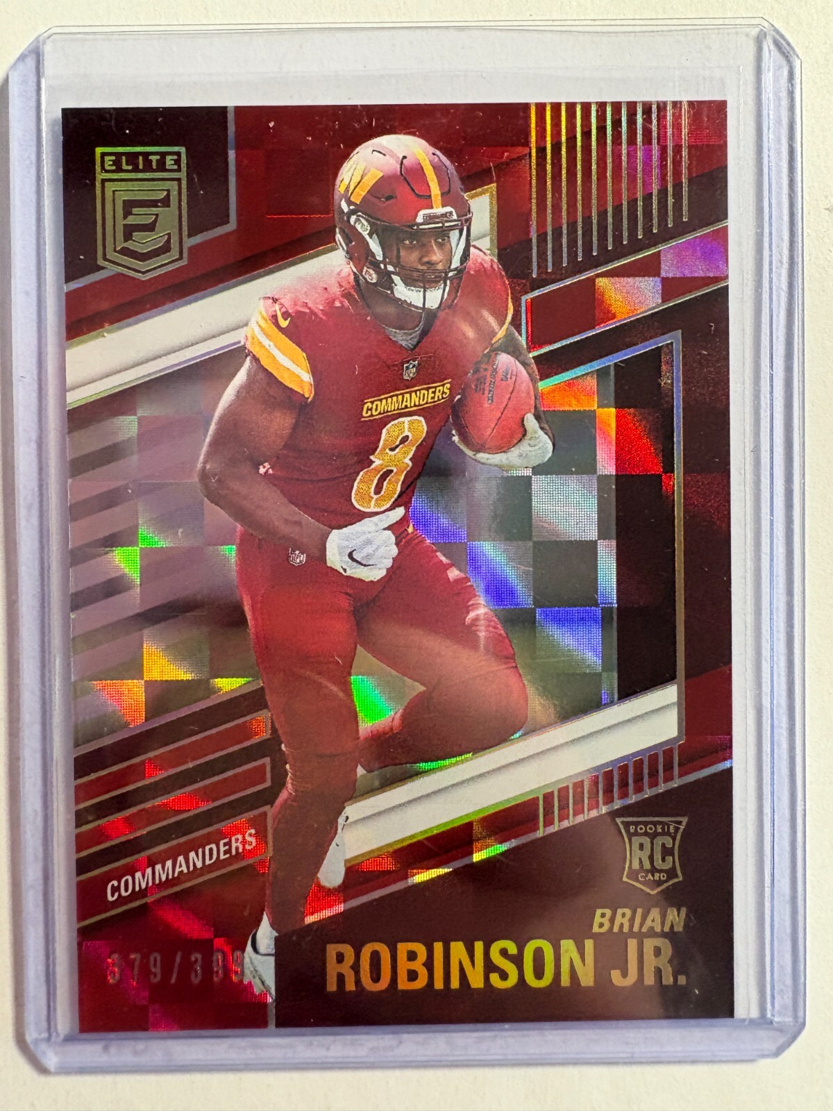 K326,474 -  2022 Elite Red #112 Brian Robinson Jr. #/399