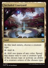 MTG Magic the Gathering Secluded Courtyard (267/789) Foundations LP