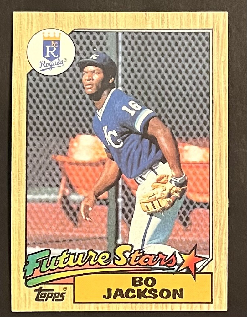 1987 TOPPS BO JACKSON #170 KANSAS CITY ROYALS ROOKIE RC @ 4