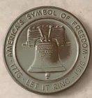 Frankoma Pottery-Liberty Bell, Trivet Prairie Green