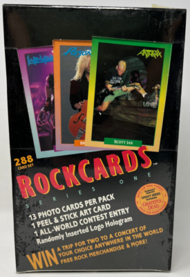 90’s ROCKCARDS SERIES ONE 未開封2箱セット Rockcards Series 1 Trading Cards | eBay