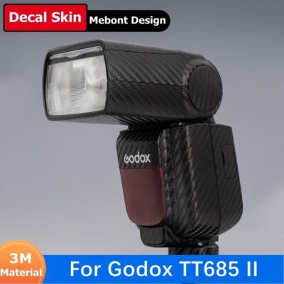 Mebont Decal Skin For Godox TT685II TT685 II Flash Sticker Vinyl Wrap Film Coat